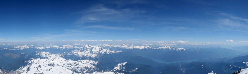 South-East view from top of Mt Baker